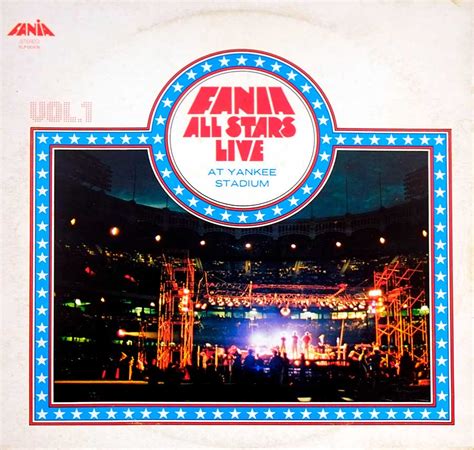 Fania All Stars Live At Yankee Stadium Vol 1 Latin Salsa Music Lp