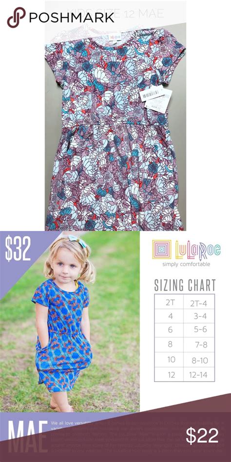 Lularoe Mae Dress Girls Size 12 Mae Dress Size Girls Dresses