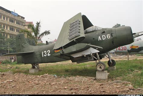 Douglas A 1h Skyraider Vietnam Air Force Aviation