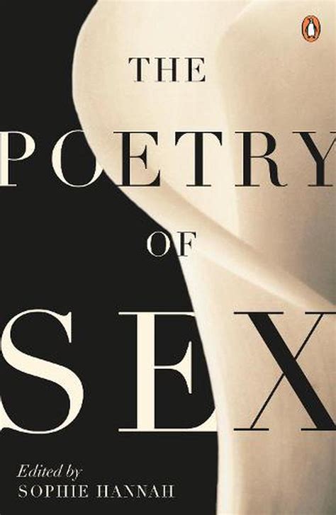 poetry of sex by sophie hannah paperback 9780241962633 buy online at the nile