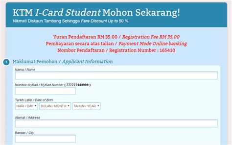 Cara pertama adalah lewat aplikasi mytelkomsel, sedangkan kedua lewat dial. Cara Mohon KTM i-Card Pelajar Secara Online