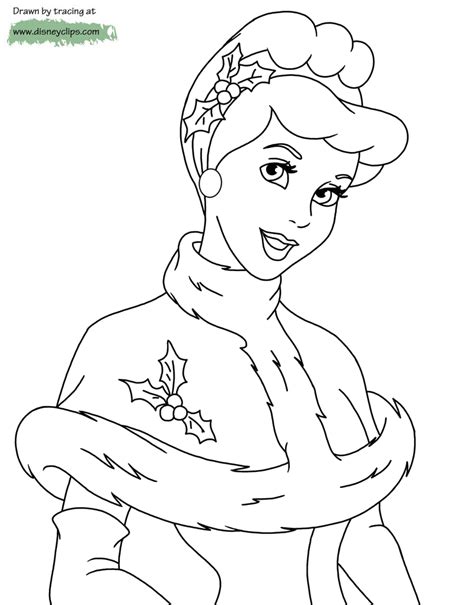 Free printable disney princess coloring pages for kids by best coloring pages august 21st 2013 disney princess is a very popular media franchise that is owned and marketed by the walt disney company. Disney Christmas Coloring Pages 6 | Disneyclips.com