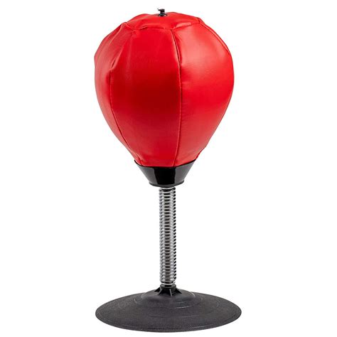 Desktop Punching Bag Stress Buster With Suction Cup And Air Pump