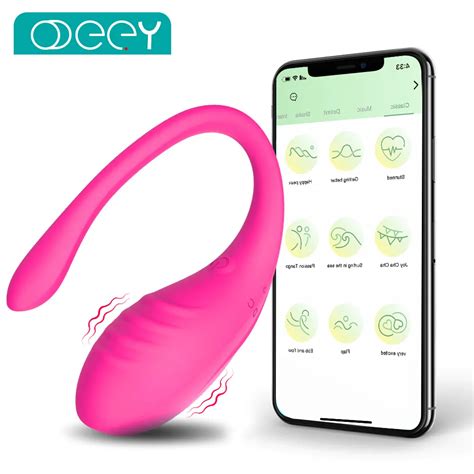 Speed App Controlled Vaginal Vibrators G Spot Anal Vibrating Egg Massager Wearable Stimulator