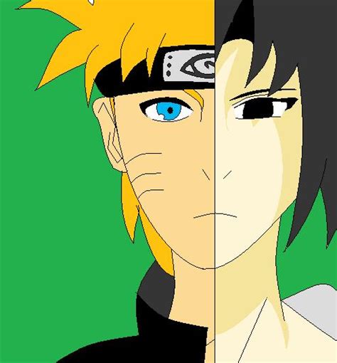 Split Sasuke And Naruto By Asangochick On Deviantart