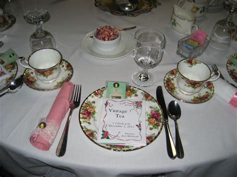 Download 92,000+ royalty free table setting vector images. Vintage Tea Table Setting | REM