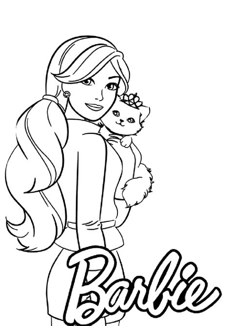 With Barbie Stacie Coloring Pages Coloring Pages