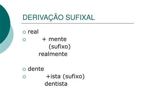 Atividade Sobre Derivação Prefixal E Sufixal