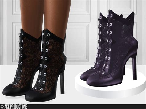 The Sims Resource Modern Victorian Gothic Shoes 3