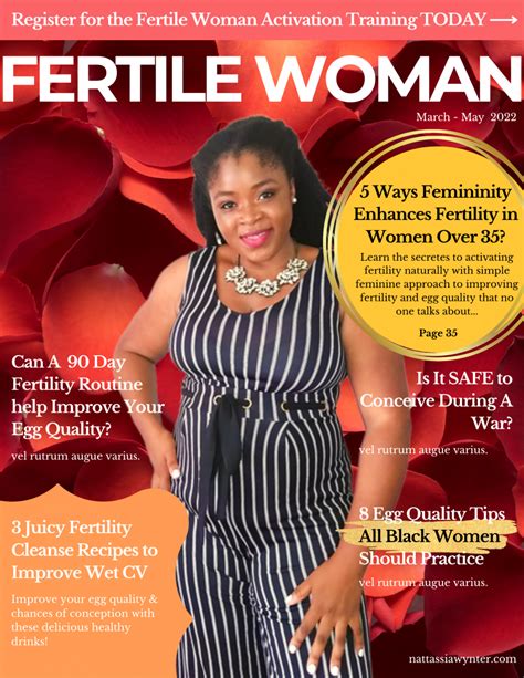 Fertile Woman Magazine Nattassia Wynter