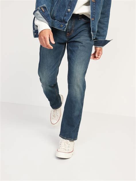 Old Navy Straight Built In Flex Jeans For Men Shopstyle