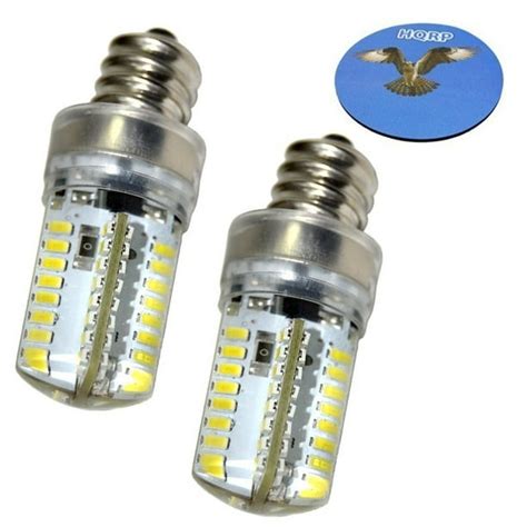 Hqrp 2 Pack 716 110v Led Light Bulbs Cool White For Brother Ls 2125