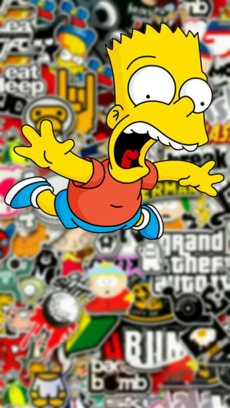 Imagenes De Bart Simpson Fumando Para Fondo De Pantalla Fondos De