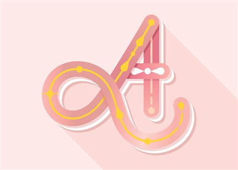 Letter A Typography Vector 184531 Vector Art At Vecteezy