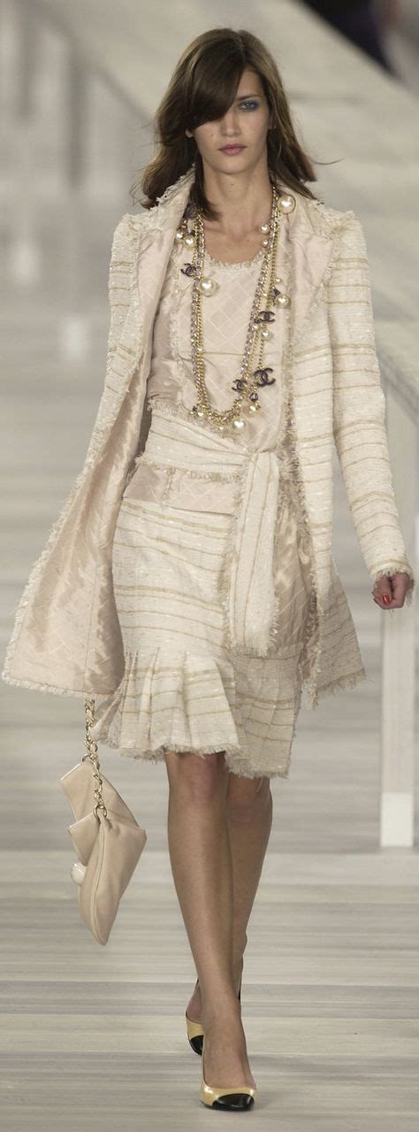 This Chanel Dress Is All A Whitecream Colour This Means It Is Counted