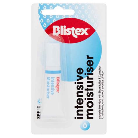 Blistex Intensive Lip Moisturiser Spf10 5g Wilko