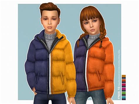 Two Tone Jacket For Kids By Lillka At Tsr Sims 4 Updates