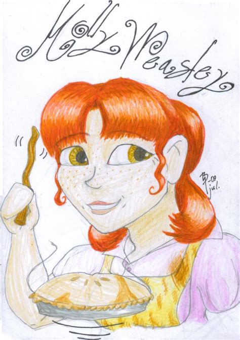 portrait molly weasley by ajnosftw on deviantart