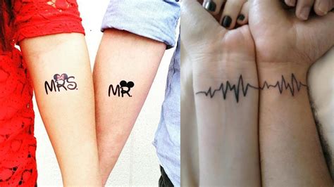 best couple tattoos designs matching tattoos for married couples tattoo ideas youtube