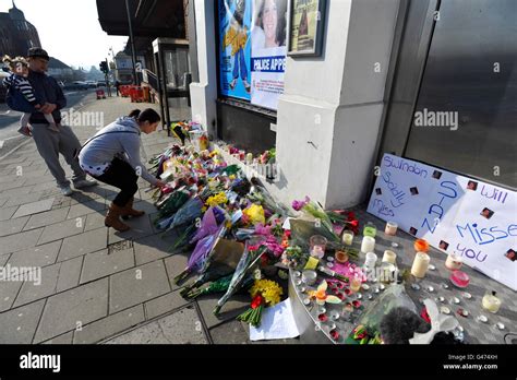 Tributes Are Left Outside Suju Nightclub In Swindon After The Body Of Missing Woman Sian O