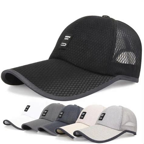 2019 Summer Mens Breathable Mesh Caps Baseball Hats Trucker Hat Male