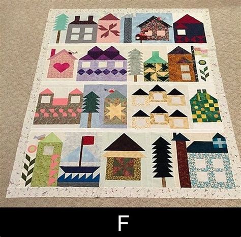 Moda Be My Neighbor Free Quilt Pattern House Quilt Patterns Quilts