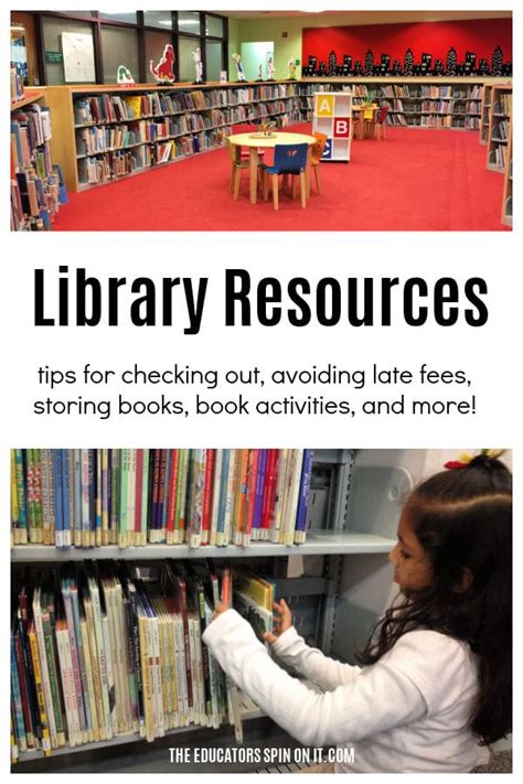 Tips For Using The Library With Kids The Educators Spin On It