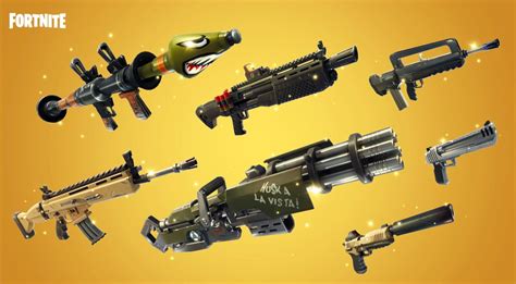 All Exotic Weapons Fortnite Chapter 4 Season 1 How To Get Them