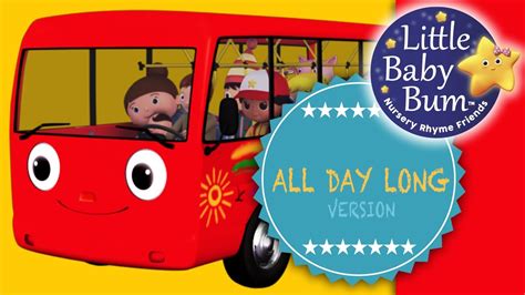 Wheels On The Bus Part 2 All Day Long Version Nursery Rhymes