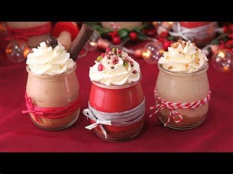 Decora la mitad de los vasitos con la crema de chocolate blanco, formando fantasmas. Vasitos de Mousse de Turrón y Chocolate | Postre sin Horno ...