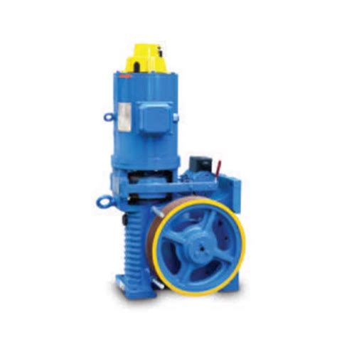 Elevator Traction System Vvvf Drive Lift Geared Traction Machine