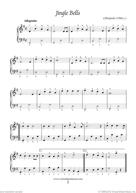 Our mixed ensemble christmas pieces are designed for various combinations of instruments. Very Easy Christmas Piano Sheet Music Songs, Printable PDF