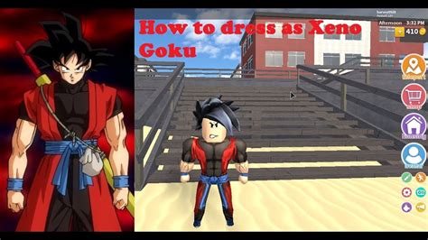 How To Dress As Xeno Goku Tutorialroblox Youtube