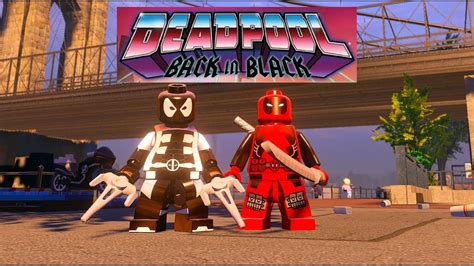 Lego Marvels Avengers Deadpool Back In Black Costume Free Roam