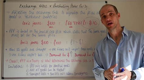 The ppp (relative version) is computed by the following formula: Exchange Rates & Purchasing Power Parity - YouTube