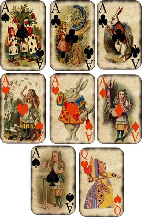 Best Images Of Free Printable Vintage Alice In Wonderland Cards Sexiz Pix