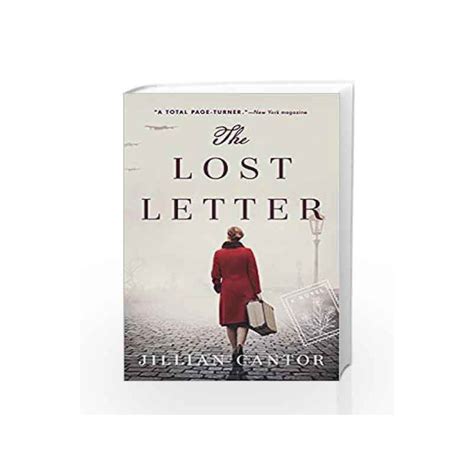 The Lost Letter A Novel By Cantor Jillian Buy Online The Lost Letter