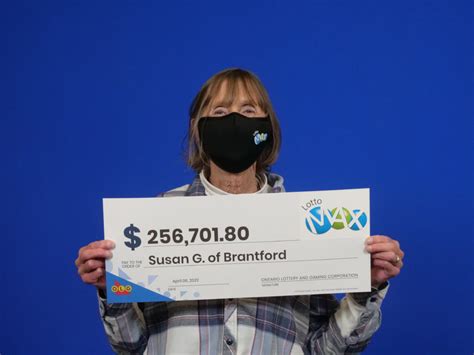 Brantford Woman Wins Over 250000 With Lotto Max Brantbeacon