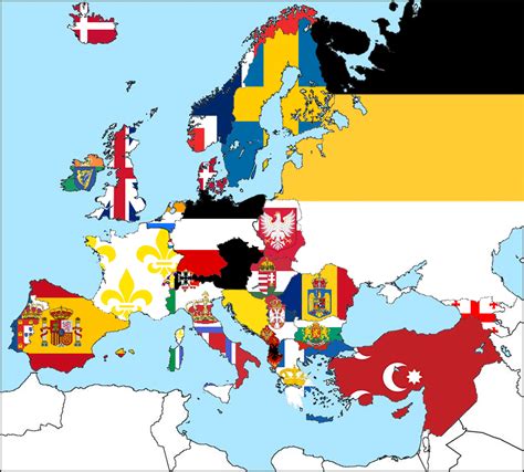 Monarchist Map Of Europe Rmonarchism