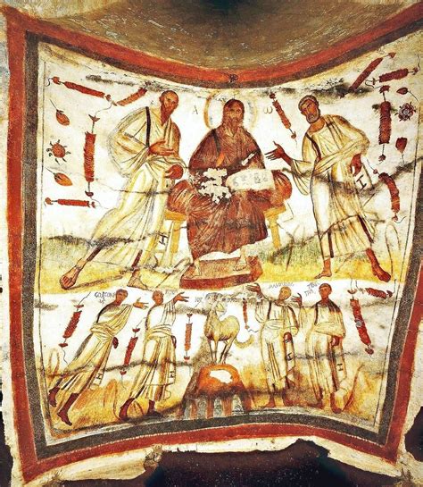 Pintura Catacombs Early Christian Christian Art