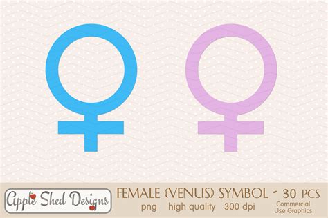 Female Venus Symbol Clipart 31 Qty Planificador Clipart Etsy España