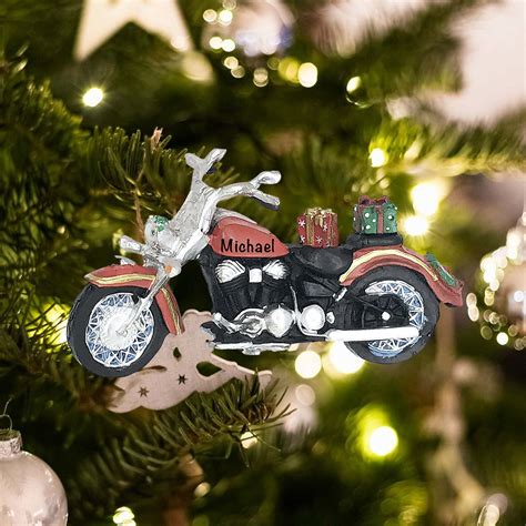 Harley Motorcycle Personalized Ornament Free Personalization