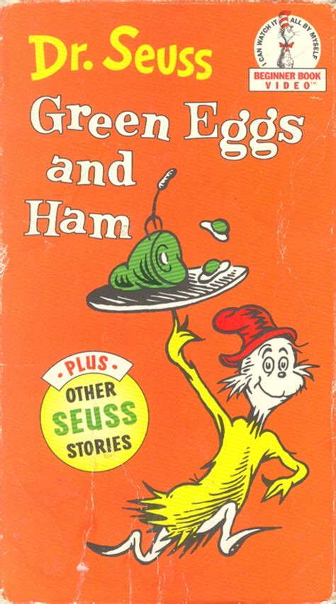 Dr Seuss Beginner Book Video Green Eggs And Ham Horror Vhs