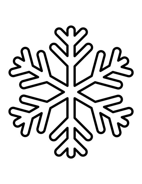 Free Printable Snowflake Patterns Large And Small Snowflakes