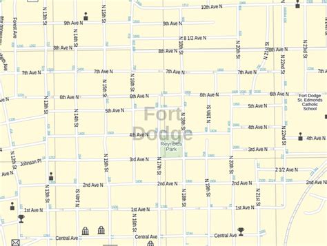Fort Dodge Map Iowa