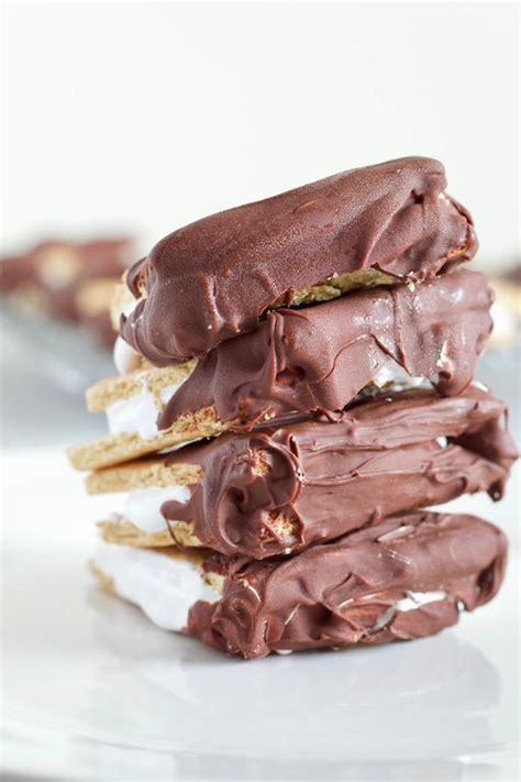 3 Ingredient Frozen Smores Bars Sinful Nutrition