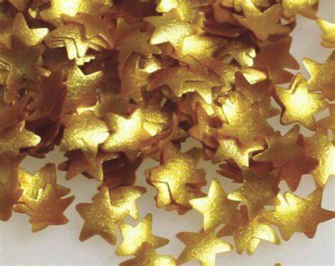 Gold Stars Edible Glitter Metallic Gold Shimmer Stars Etsy