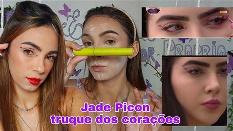 MAKE DA JADE NO BBB MAQUIAGEM DE CORAÇÃO YouTube