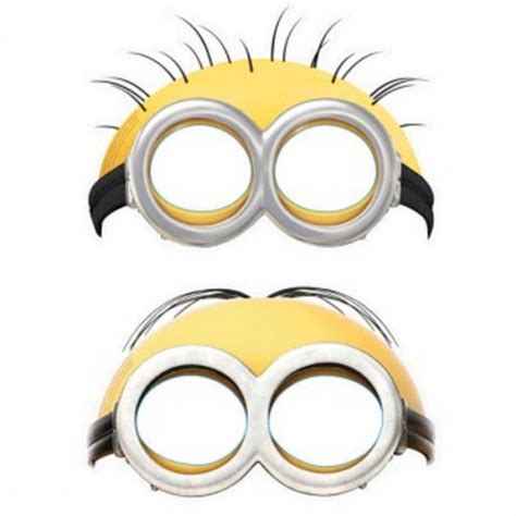 Despicable Me Minions Party Supplies - Paper Masks Party Favours 6 Pack