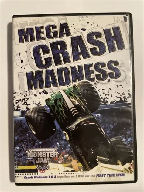 Mega Crash Madness Monster Jam Truck Dvd Tested Works